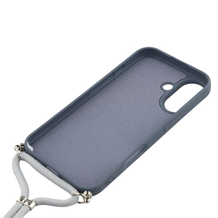 A-One Brand - iPhone 17 Mobilskal Med Axelrem - Lavender Grå