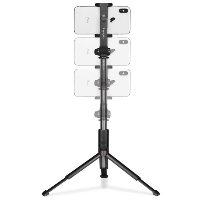 Spigen - Spigen Trådlös Selfie Stick Tripod - Svart