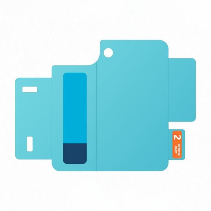 Samsung - Samsung Galaxy Z Flip 5 Skärmsskydd i Härdat Glas Skärmskydd Front