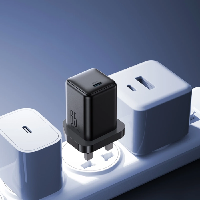 Joyroom - Joyroom Snabbladdare USB-C 65W UK - Svart