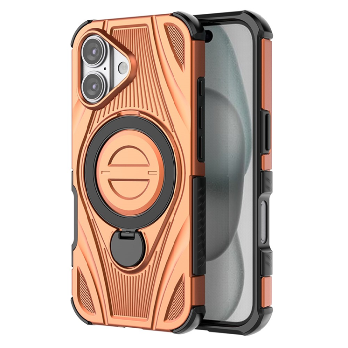 A-One Brand - iPhone 17 Mobilskal MagSafe Magnetic Kickstand - Orange