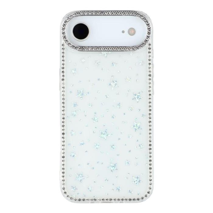 A-One Brand - iPhone Air Mobilskal Rhinestone Edge - Starry Transparent