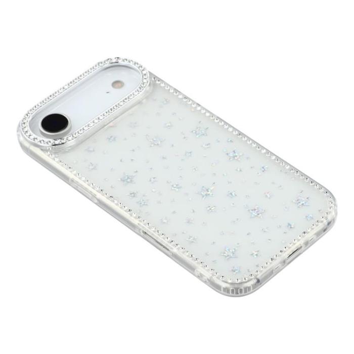 A-One Brand - iPhone Air Mobilskal Rhinestone Edge - Starry Transparent