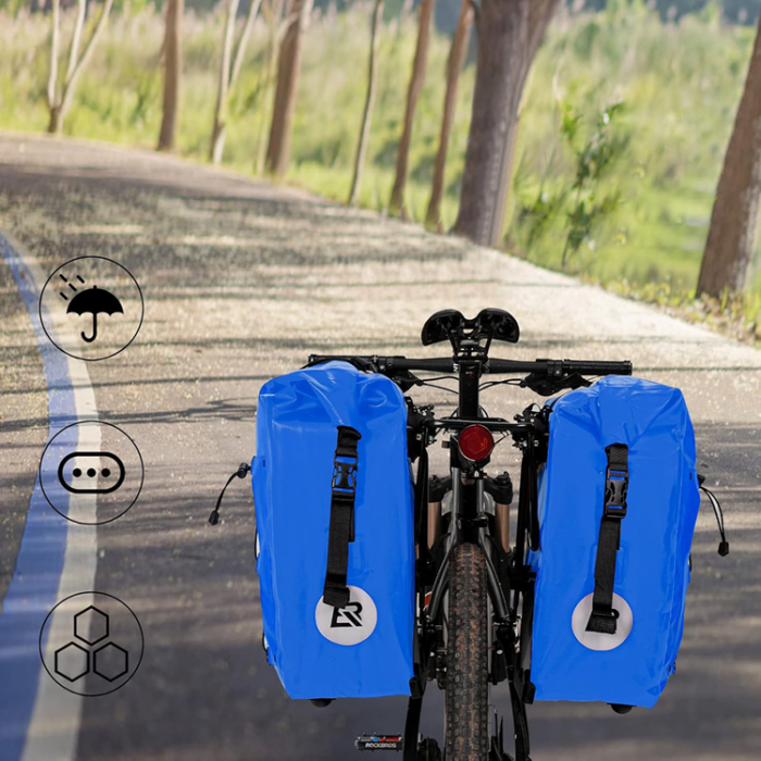Rockbros - Rockbros Vattentät Cykelväska 25-32L - Blå