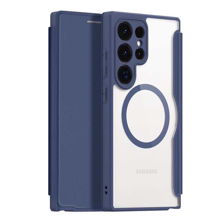 Dux Ducis Galaxy S24 Ultra Plånboksfodral Magsfae Skin X Pro - Blå | 2353 | AlltMobil