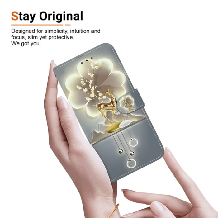 A-One Brand - iPhone 17 Pro Max Plånboksfodral Med Lanyard - Sika Deer