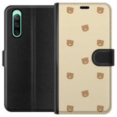 iSecrets - Pl&aring;nboksfodral till Sony Xperia 10 IV med Bj&ouml;rnm&ouml;nster