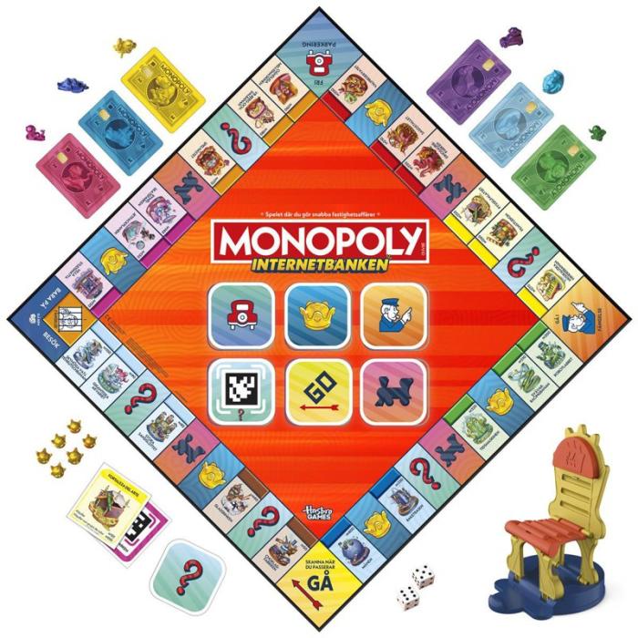 Hasbro - HASBRO Brädspel Monopoly App Banking (SE)