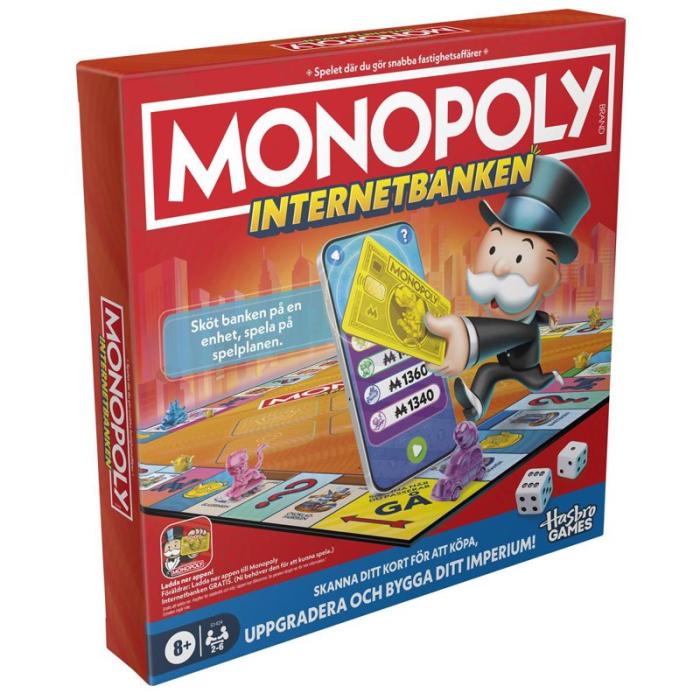 Hasbro - HASBRO Brädspel Monopoly App Banking (SE)