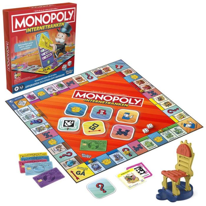 Hasbro - HASBRO Brädspel Monopoly App Banking (SE)