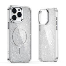 A-One Brand - iPhone 17 Pro Mobilskal MagSafe Glitter - Semitransparent