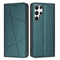 OEM - Pl&aring;nboksfodral f&ouml;r Samsung Galaxy S26 Ultra Konstl&auml;der St&auml;ll - Gr&ouml;n
