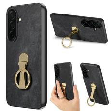 CASENEO - CASENEO Mobilfodral f&ouml;r Samsung Galaxy S26 F&auml;llbart Kickstand Konstl&auml;der - Svart