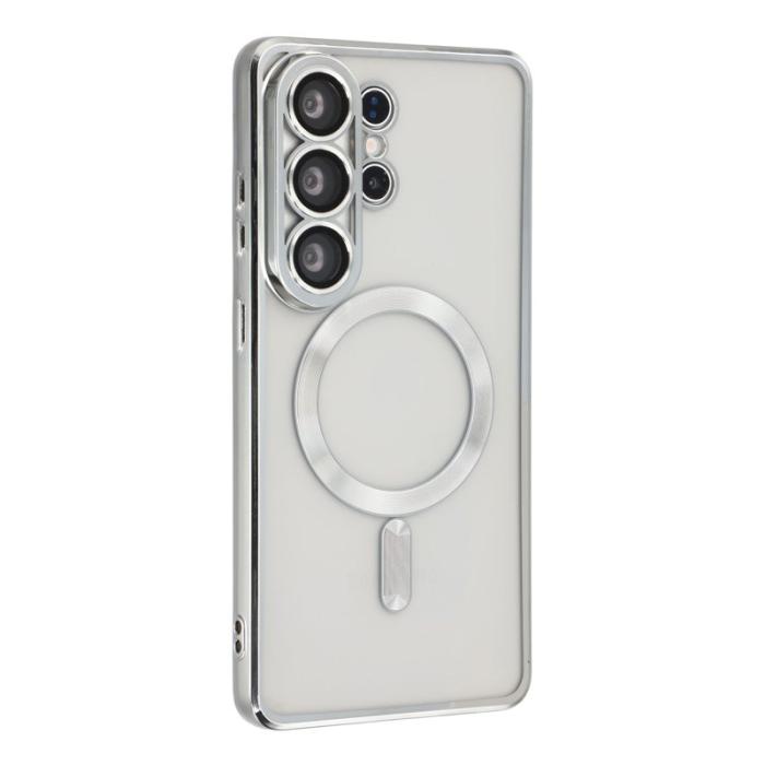 OEM - Mobilskal för Samsung Galaxy S26 Ultra Magnetiskt TPU - Silver