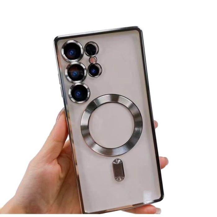 OEM - Mobilskal för Samsung Galaxy S26 Ultra Magnetiskt TPU - Silver