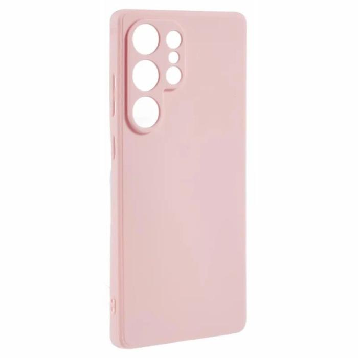 WANLONFENG - WANLONFENG Mobilskal för Samsung Galaxy S26 Ultra TPU med härdat glas - Rosa
