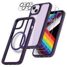 Boom of Sweden - [6in1] BOOM iPhone 14 Plus Skal - Kameralinsskydd - Härdat Glas - MagSafe Ring