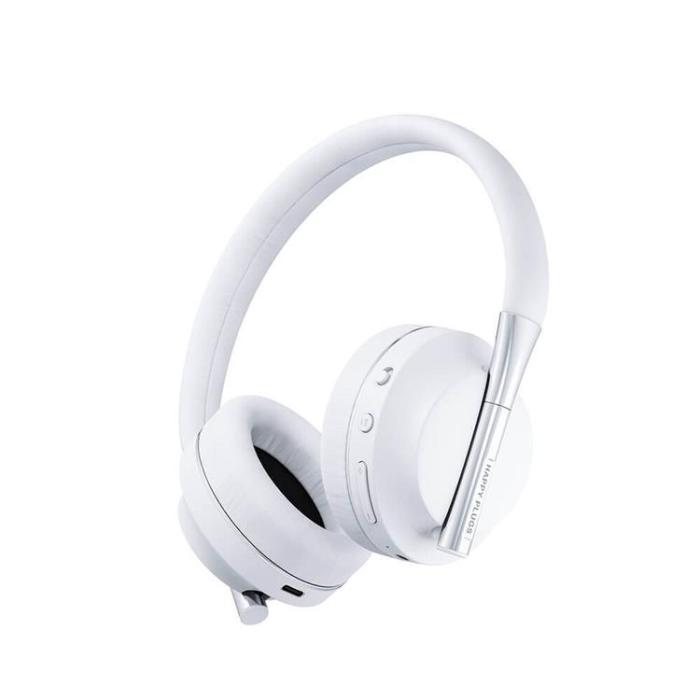 Happy Plugs - Happy Plugs Play Hörlurar Over-Ear 85dB Trådlös - Vit