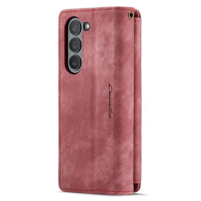Caseme - CASEME Galaxy Z Fold 5 Plånboksfodral C30 Zipper - Röd