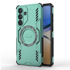 OEM - Mobilskal till Samsung Galaxy S26 Plus Magnetiskt Butterfly Armor PC + TPU Gr&ouml;n