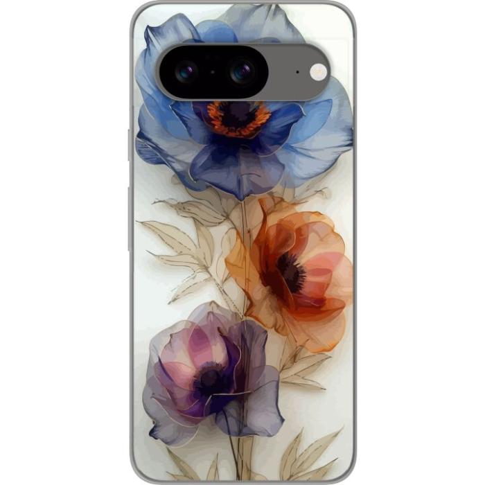 iSecrets - Mobilskal till Google Pixel 8 med Silkesblommor