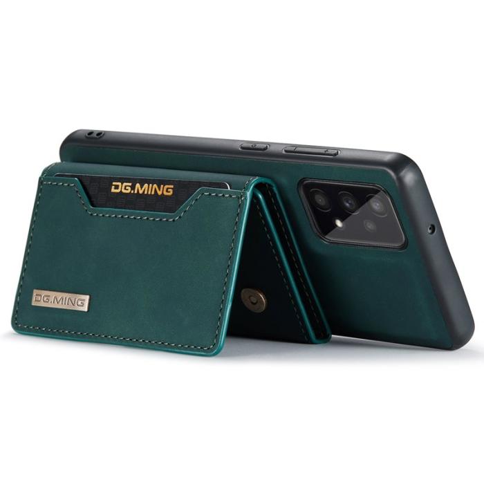 DG.MING - DG.MING 2-in-1 Konstläder Plånboksfodral Samsung A53 5G Grön