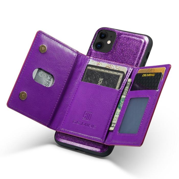 DG.MING - DG.MING M3 Series Mobilskal till iPhone 11 2-i-1 Lila