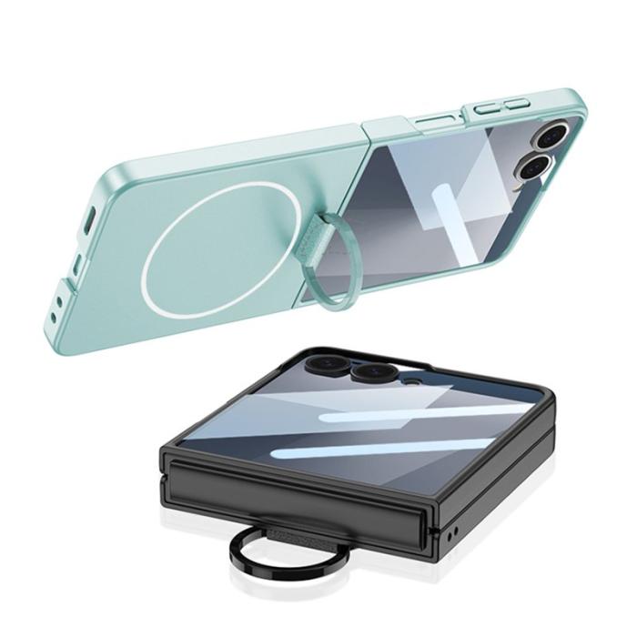 GKK - GKK Samsung Galaxy Z Flip7 Fodral - Magnetiskt PC - Grön