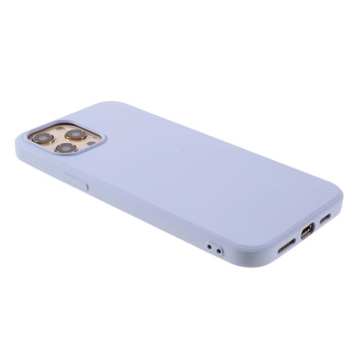 X-Level - X-LEVEL Mobilskal till iPhone 12 Pro Max i Flytande Silikon - Lila