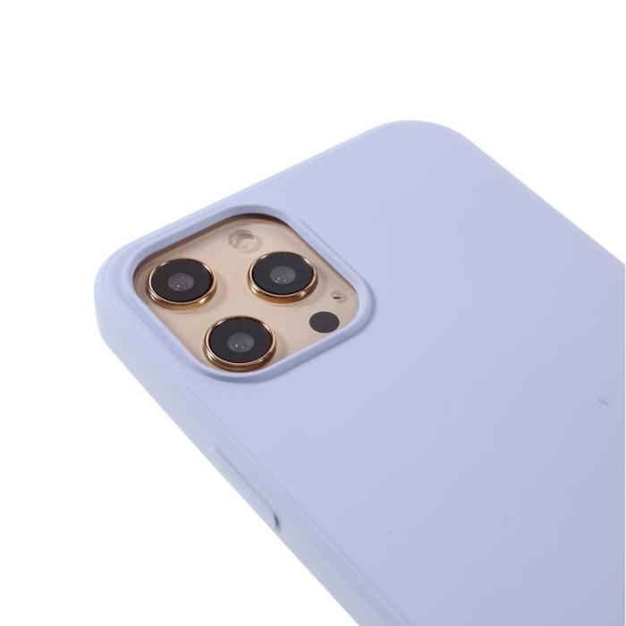 X-Level - X-LEVEL Mobilskal till iPhone 12 Pro Max i Flytande Silikon - Lila