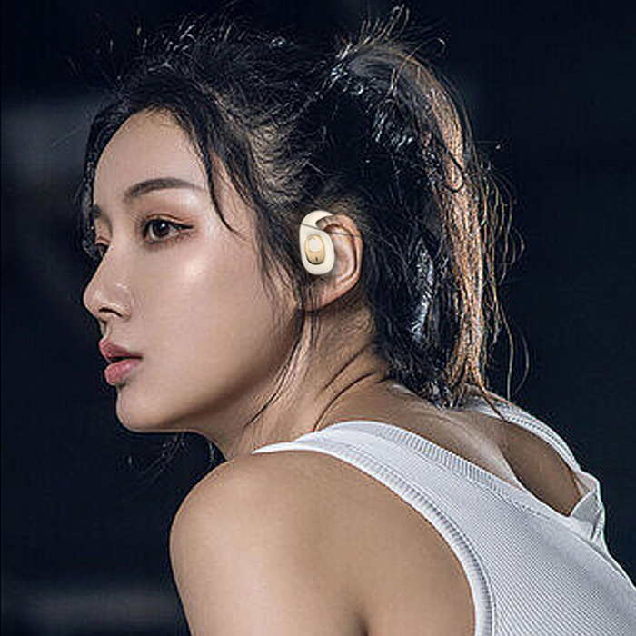 A-One Brand - Trådlösa Bluetooth-Hörlurar Open-Ear Hook Sports IPX5 Vattentäta ENC X5