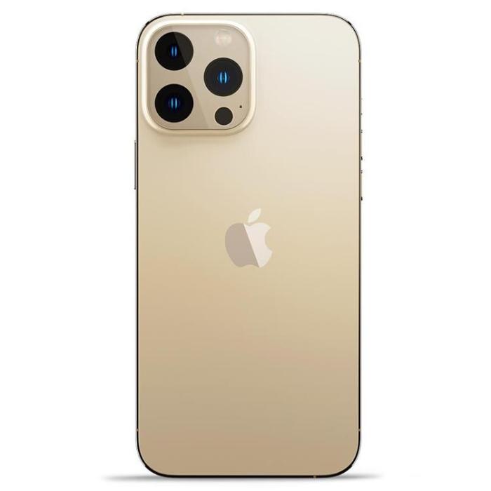 UTGATT - Spigen Optik.Tr 2-Pack Kameraskydd iPhone 13 Pro / 13 Pro Max - Guld