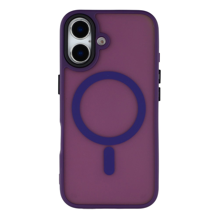 iPhone 17 Mobilskal MagSafe Skin Touch - Mörklila | 2353 | AlltMobil