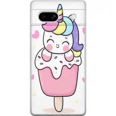 iSecrets - Mobilskal till Google Pixel 7a med Glad enhörning