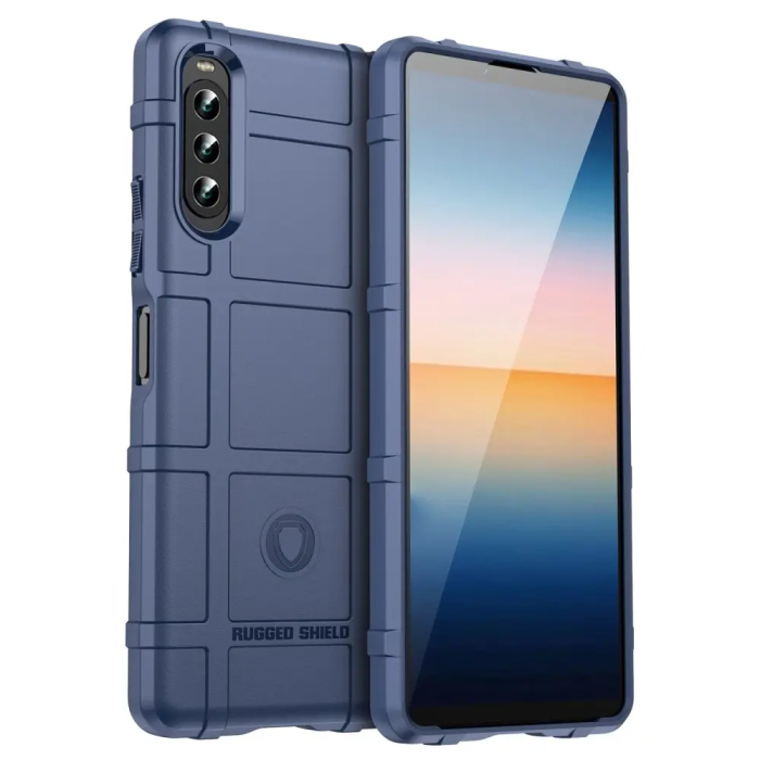 Taltech - Sony Xperia 10 IV Mobilskal Rugged Square - Blå