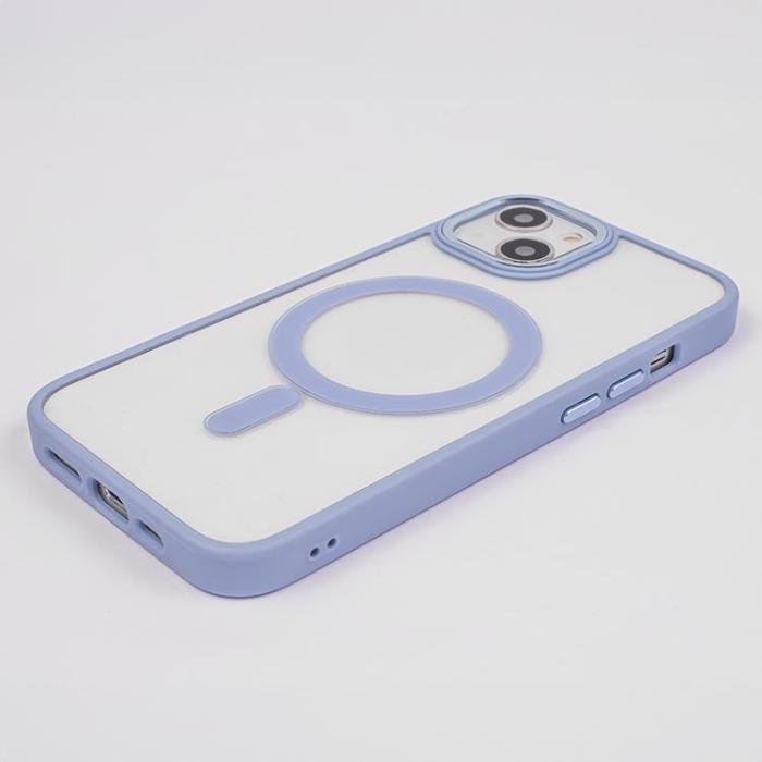OEM - iPhone 16 Pro Max Mobilskal MagSafe Satin Clear - Blå
