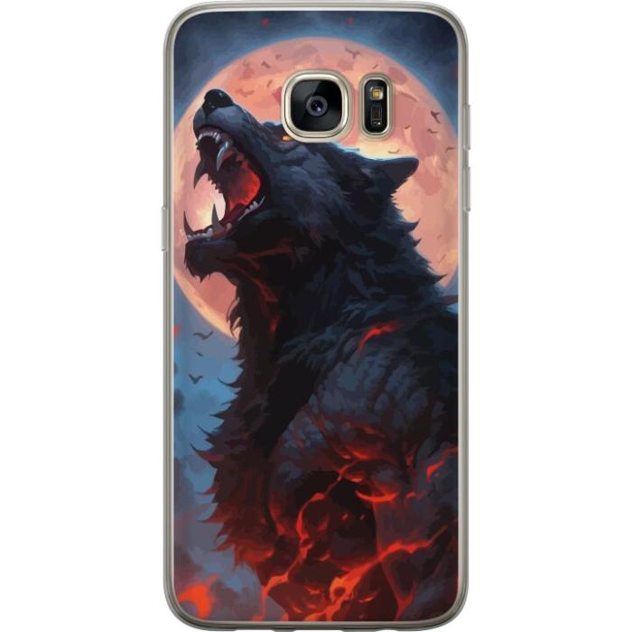 iSecrets - Mobilskal till Samsung Galaxy S7 edge med Ylande varg