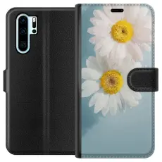 Gustaf - Pl&aring;nboksfodral till Huawei P30 Pro med Sommarblommor