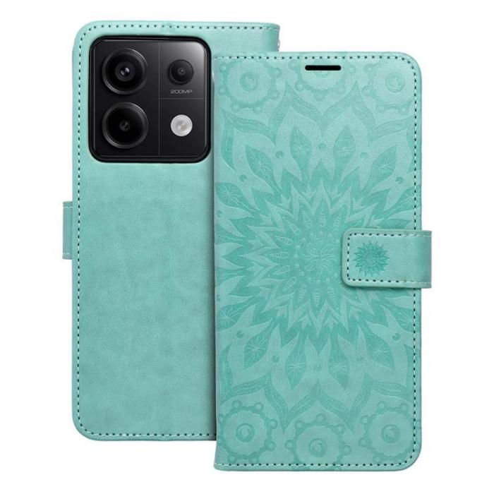 OEM - Xiaomi Redmi Note 13 Pro 5G Plånboksfodral Mezzo - Grön