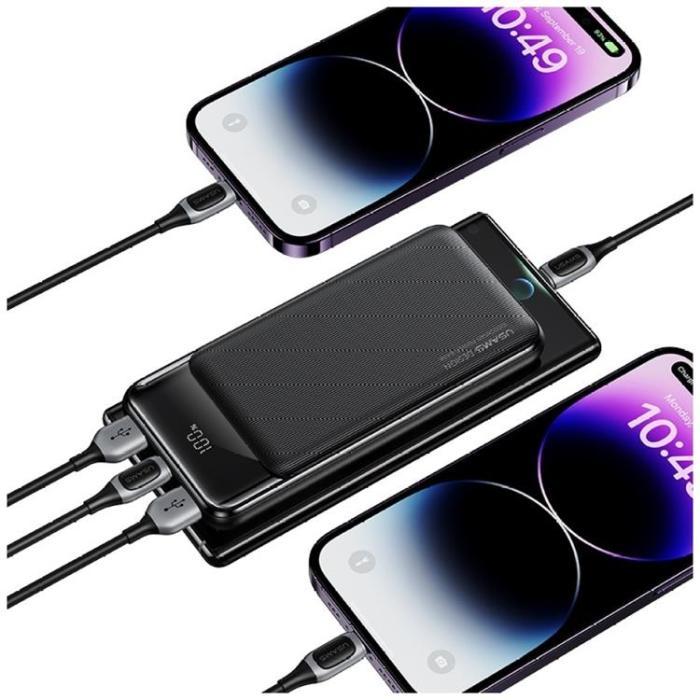 USAMS - USAMS Powerbank 20000mAh XY Series - Svart