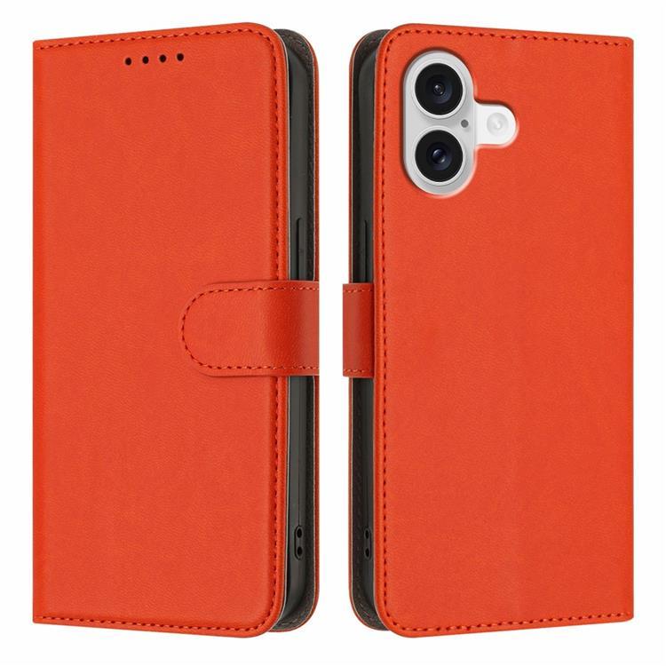iPhone 17 Plånboksfodral Solid Color - Orange | 2353 | AlltMobil