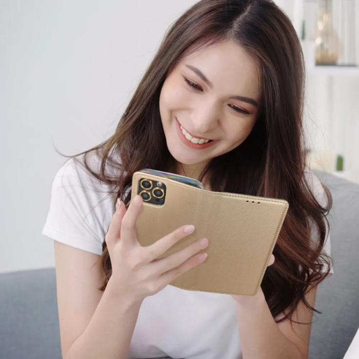 OEM - Realme 14 Pro Plus Plånboksfodral Smart - Guld