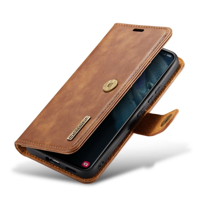 DG.MING - DG.MING Galaxy S23 Plus Plånboksfodral 2in1 Äkta Läder - Brun