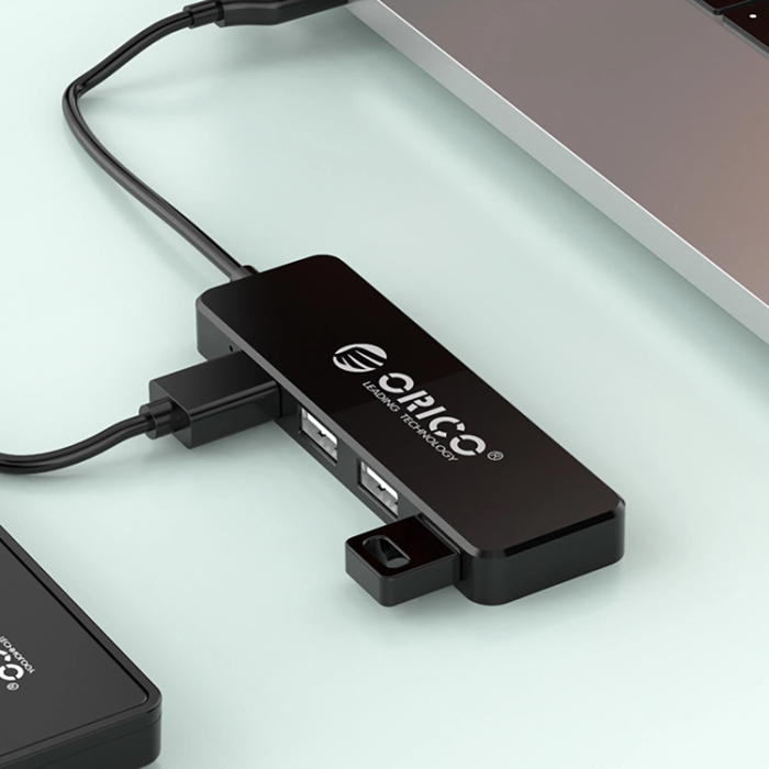 ORICO - Orico USB-A Hubb 4xUSB-A 2.0 FL01 - Svart
