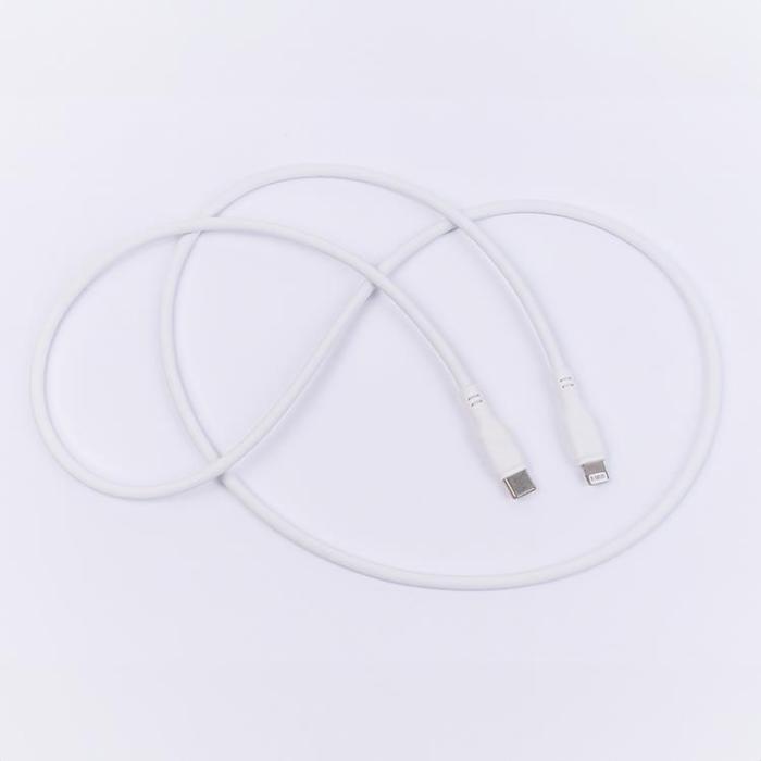 Maxlife - Maxlife MFI USB-C till Lightning kabel 1m 27W MXUC-10 - Vit