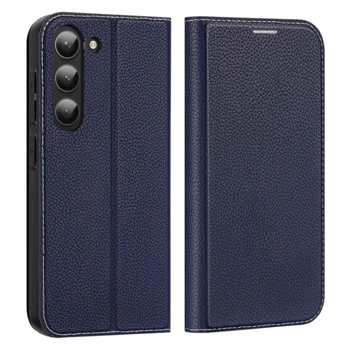 Dux Ducis - Dux Ducis Galaxy S23 Plus Plånboksfodral Skin X2 Magnetic - Blå