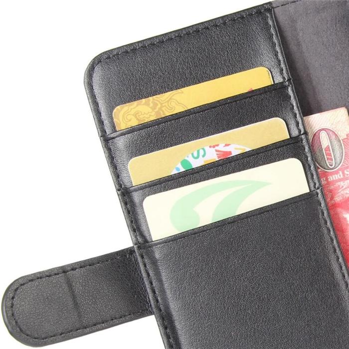 A-One Brand - Genuine Split Plånboksfodral till OnePlus Nord N10 - Svart