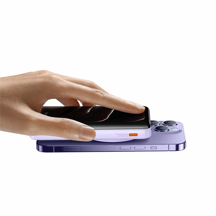BASEUS - Baseus Powerbank Magnetisk Fäste Trådlös Snabbladdning 10000mAh 20W