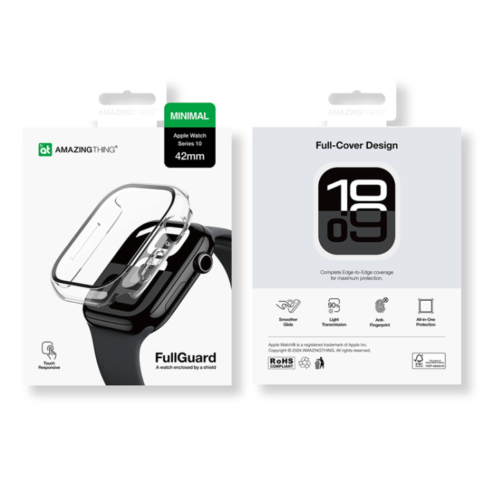 AmazingThing - AmazingThing Apple Watch (42mm) Skal Radix - Clear