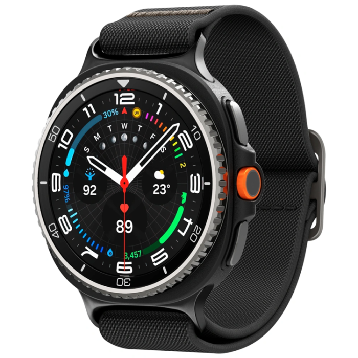 Spigen - Spigen Galaxy Watch 8/8 Classic (40/44/46mm) Armband Lite Fit - Svart